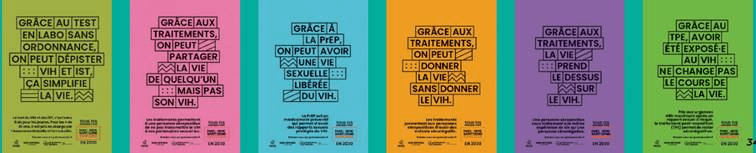 Visuel affiches Paris sans sida